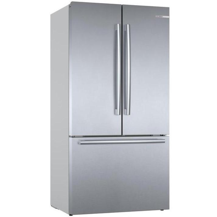 Bosch - 35.625 Inch 20.8 cu. ft French Door Refrigerator in Stainless - B36CT80SNS