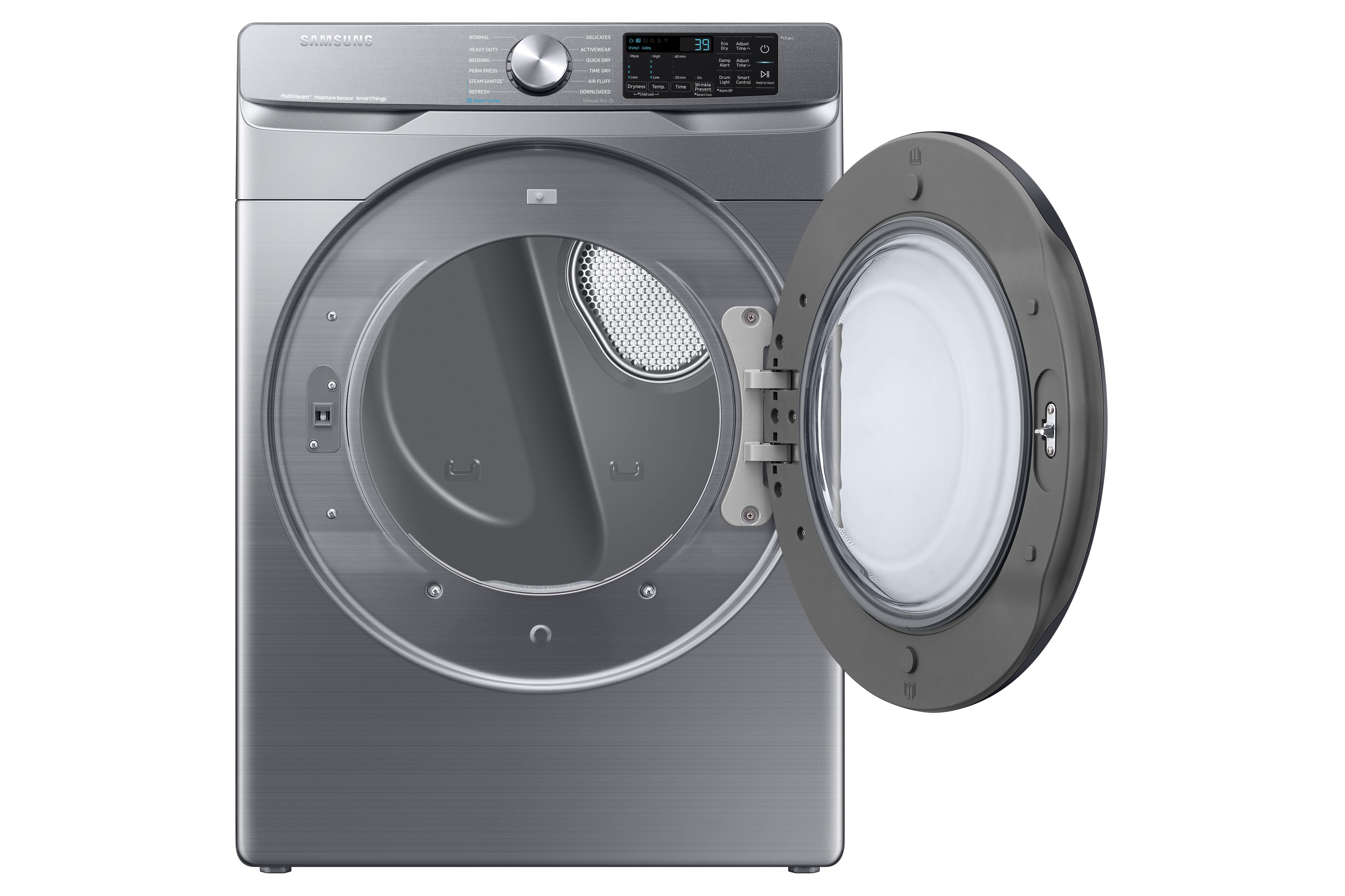 Samsung - 7.5 cu. Ft Electric Dryer in Platinum - DVE45B6305P