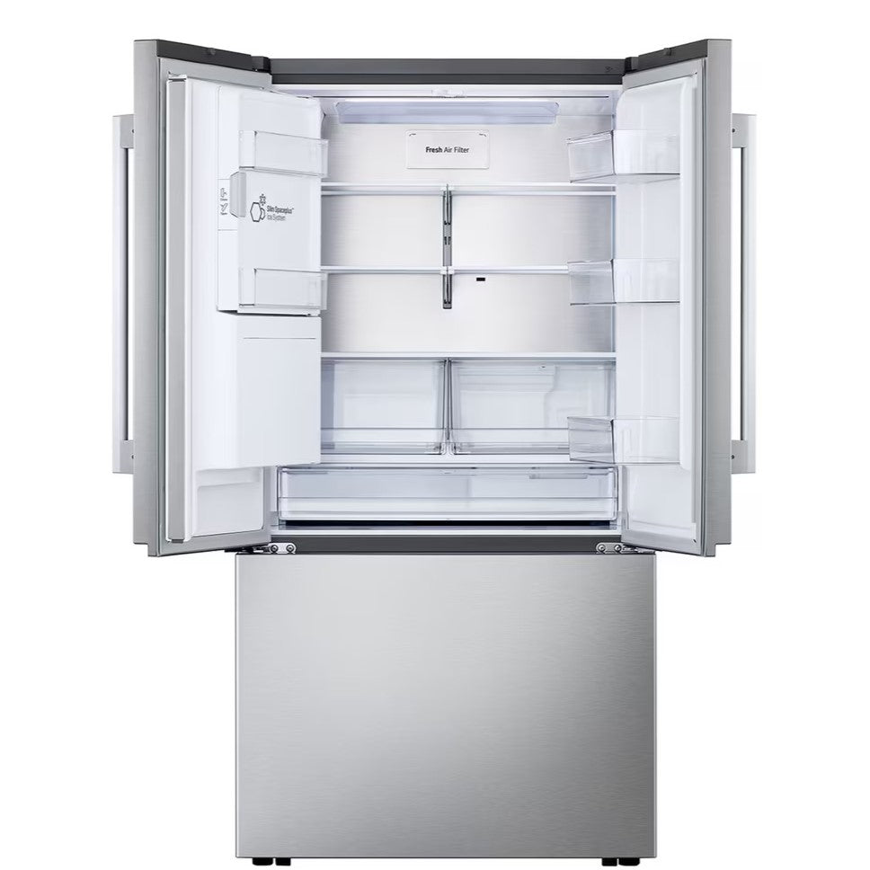LG - 36 Inch 24 cu. ft Zero Clearance Counter Depth French Door Refrigerator in Stainless - LF24Z6530S