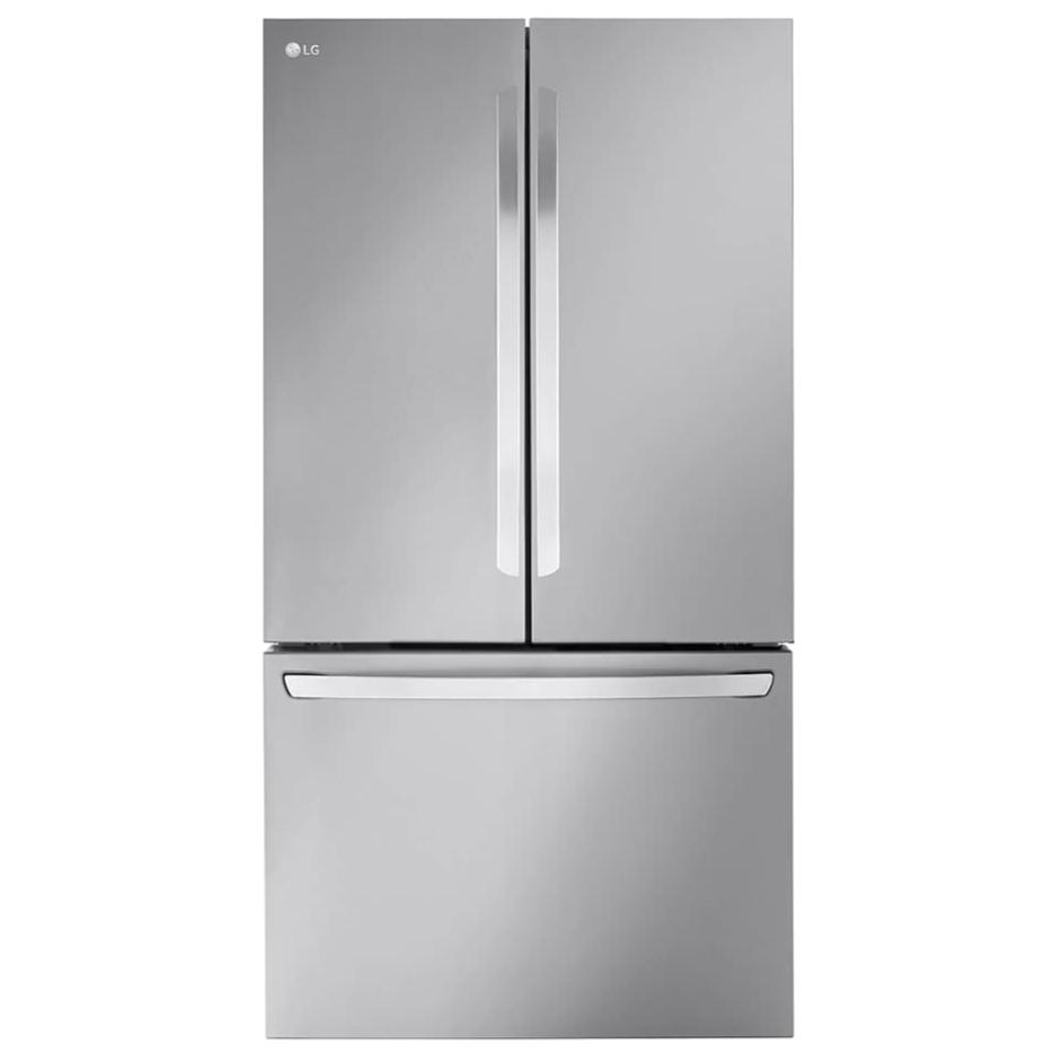 LG - 35.75 Inch 27 cu. ft French Door Refrigerator in Stainless - LRFLC2706S