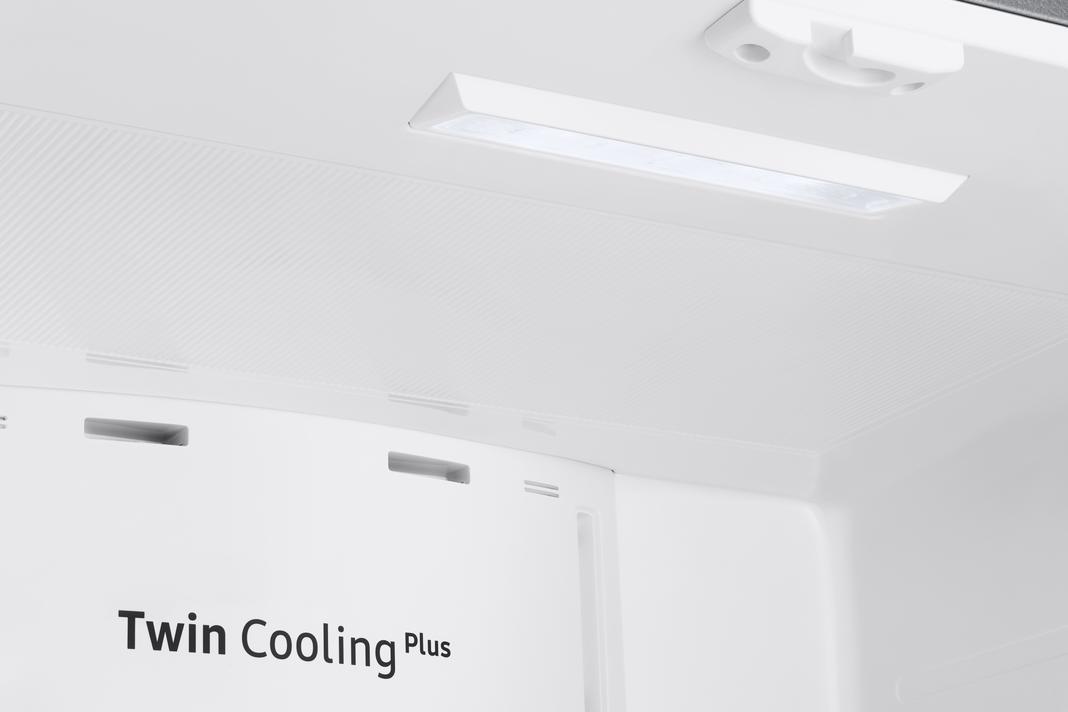 Samsung - 32.125 Inch 17.5 cu. ft French Door Refrigerator in Stainless - RF18A5101SR