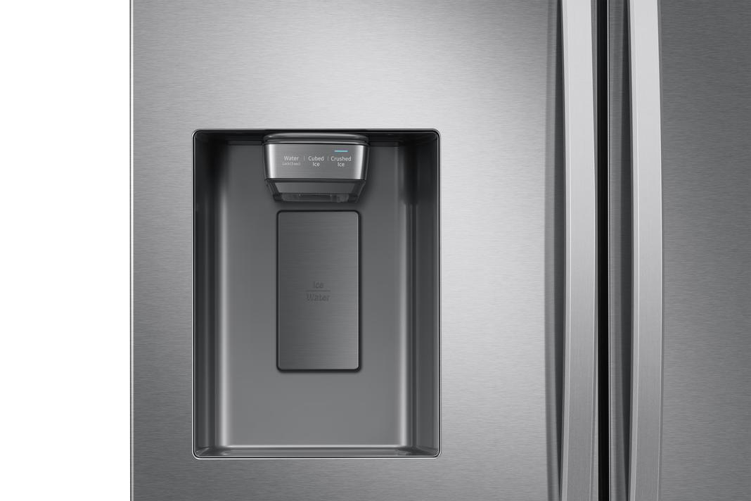 Samsung - 35.8 Inch 27 cu. ft French Door Refrigerator in Stainless - RF27T5201SR