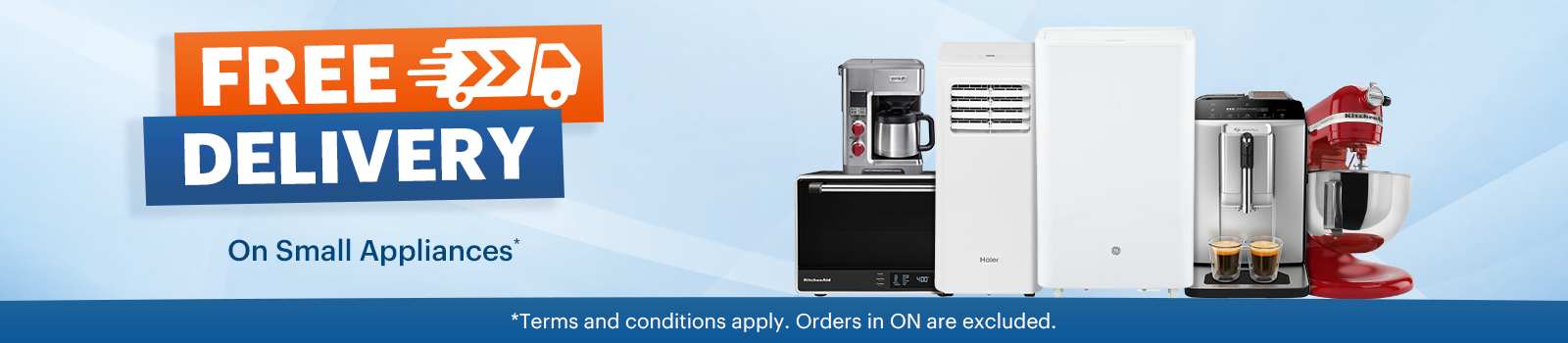 Small Appliances Free Delivery Campaign Evergreen, 2025