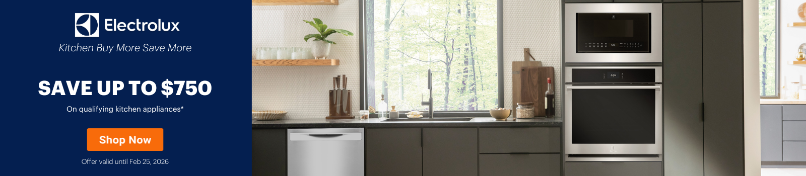 Electrolux Kitchen Buy More Save More Jan 15- Feb 25, 2026