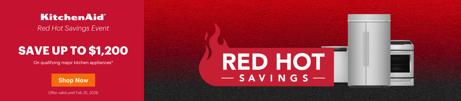 KitchenAid - Red Hot Savings Event Jan 8- Feb 25, 2026