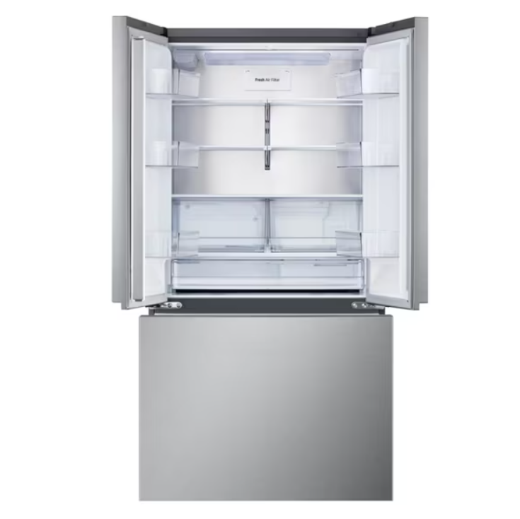LG - 35.75 Inch 25.1 cu. ft Zero Clearance Counter Depth French Door Refrigerator in Stainless - LF25Z6211S