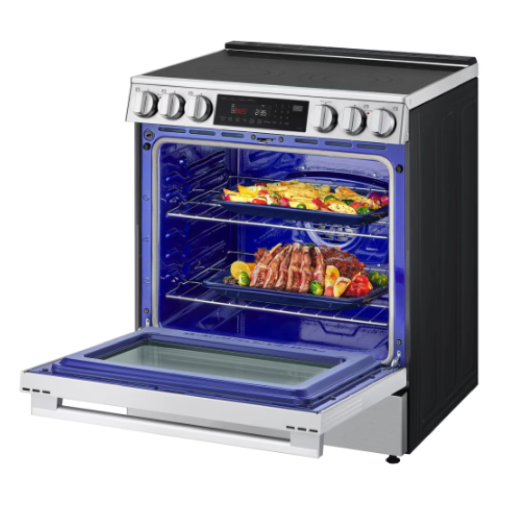 LG - 6.3 cu. ft  Electric Range in Stainless - LSEL6335XE