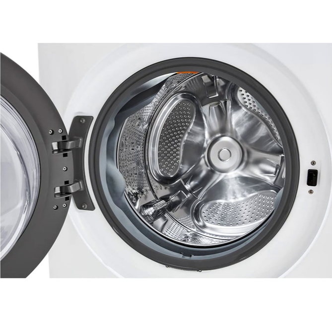 LG - 5.2 cu. ft. Washer and 7.4 cu. ft. Electric Dryer WashTower in White - WKE100HWA